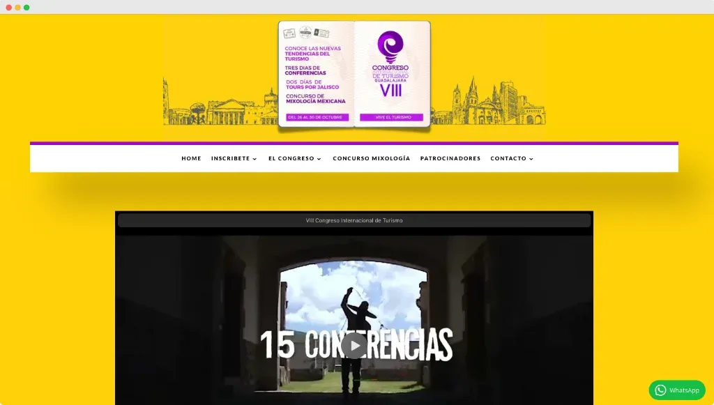 Tourism Event Website